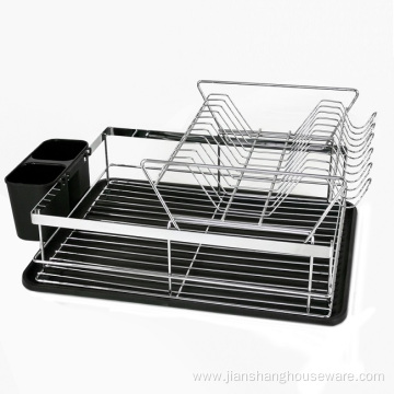 2 Tier Standing Steel Dish Rack